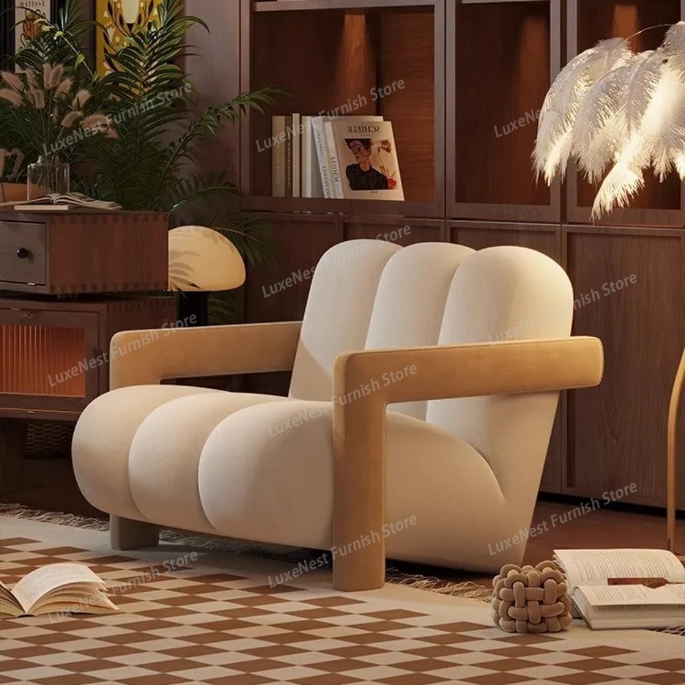 Office Tech And Space - Vintage Design Accent Chair for Small