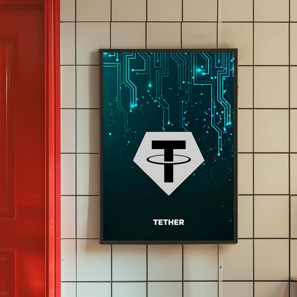 Tech Circuit Crypto Symbol Pos - Office Print Tech ulasan dan harga