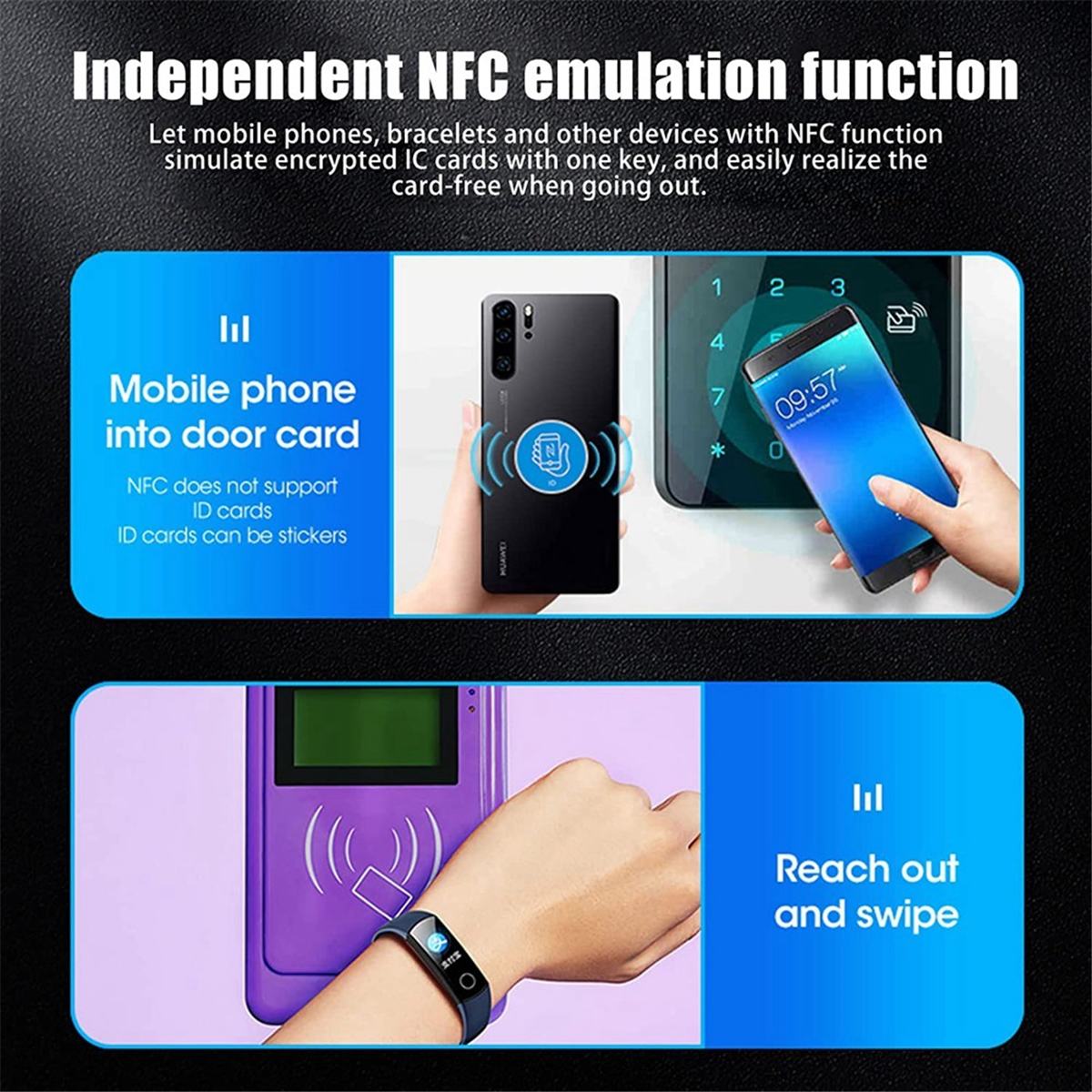 A06K NFC RFID Card Copier Read - Smart Card Reader ulasan dan harga