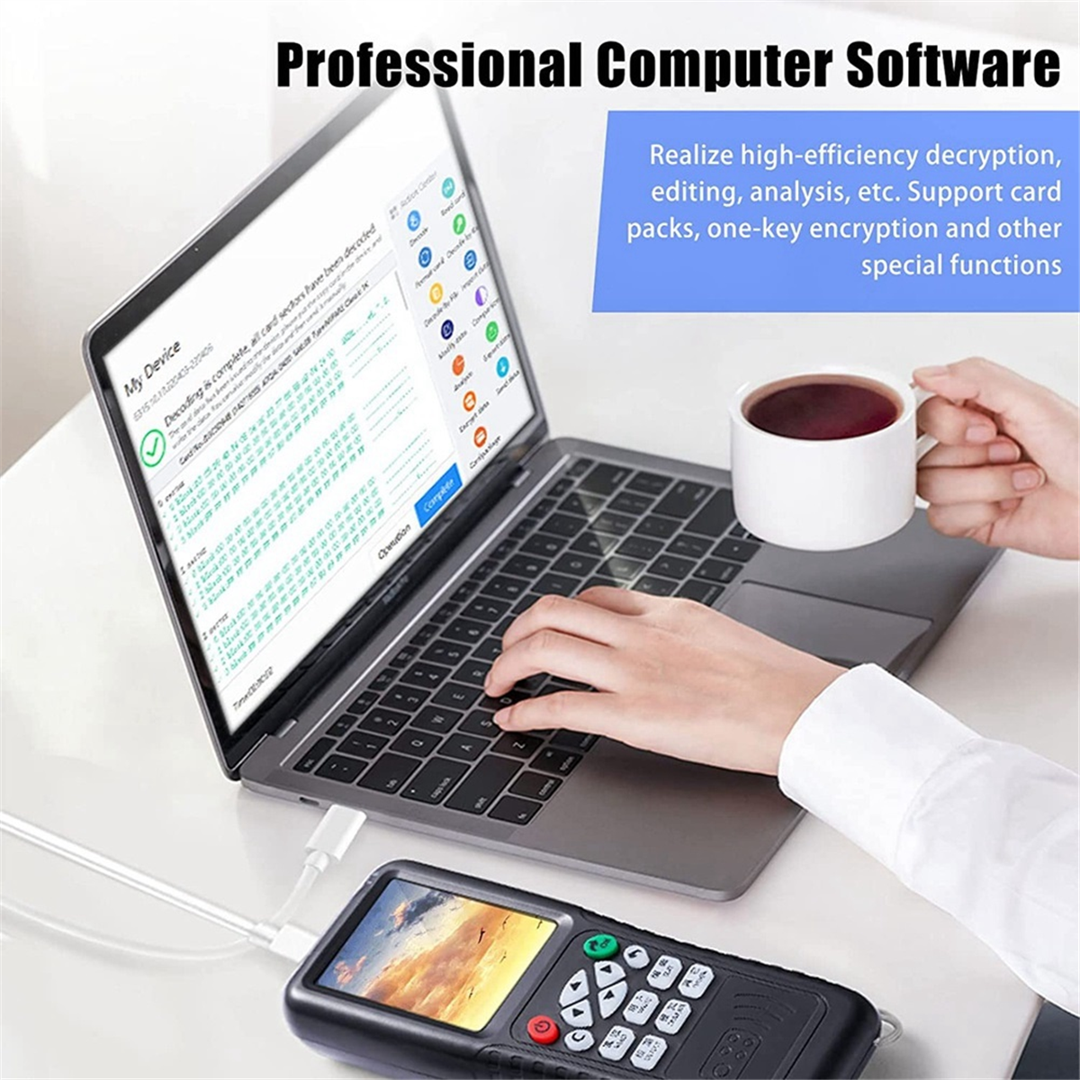 A06K NFC RFID Card Copier Read - Smart Card Reader ulasan dan harga