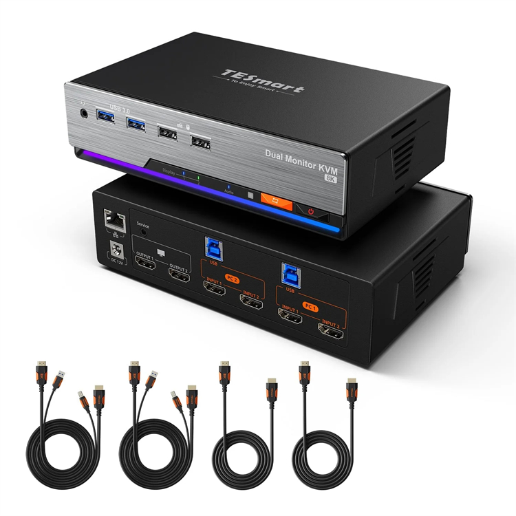 TESmart for HDMI 2.1 Dual 4K14 - Hdmi Matrix Switch ulasan dan harga