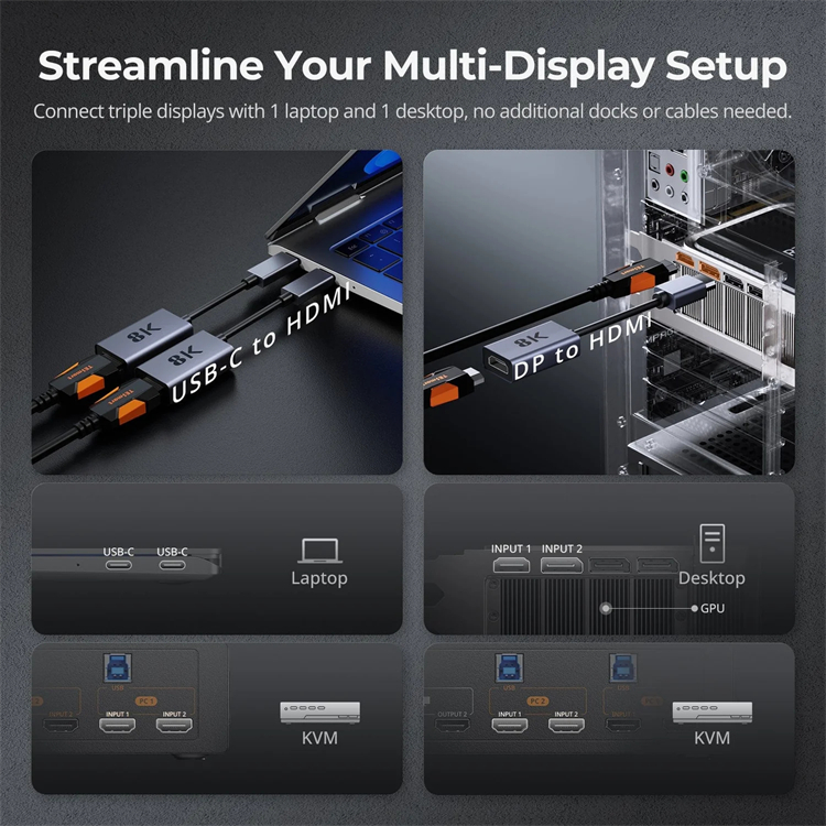 TESmart for HDMI 2.1 Dual 4K14 - Hdmi Matrix Switch ulasan dan harga