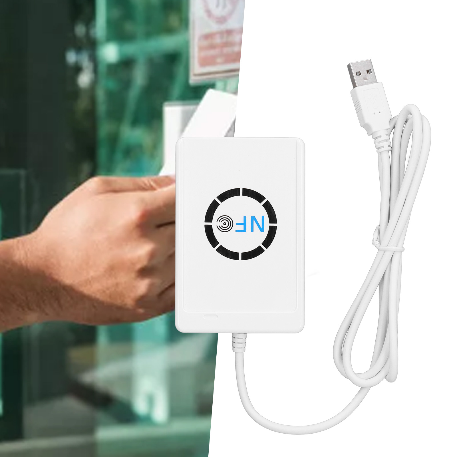 USB NFC Smart IC Card Reader W - Smart Card Reader ulasan dan harga