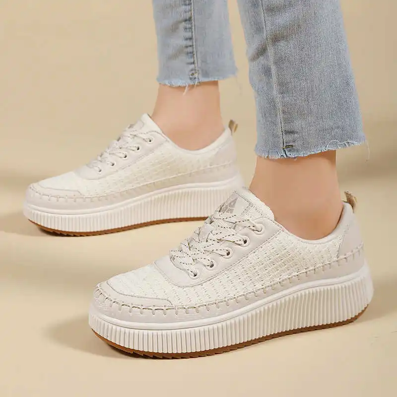 Brown Shoes Woman Flats Autumn - Tech Office Wear Women ulasan dan harga