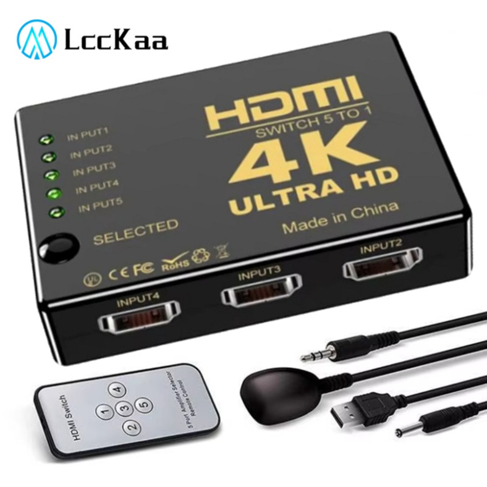 5x1 HDMI Switch HD 4K Video Sw - Hdmi Matrix Switch ulasan dan harga