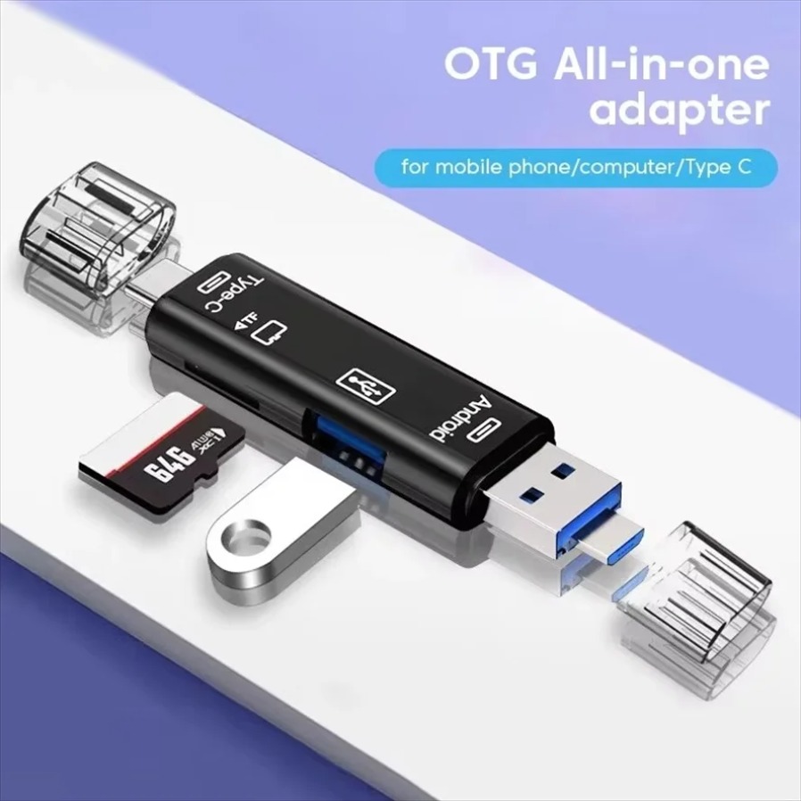 5 In 1 USB 3.0 Card Reader Typ - Smart Card Reader ulasan dan harga