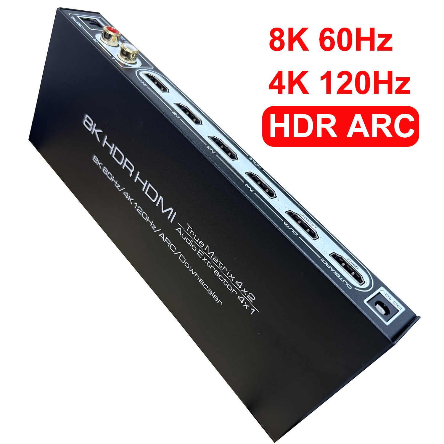 8K 60Hz HDMI Matrix 4x2 Suppor - Hdmi Matrix Switch ulasan dan harga