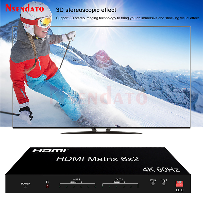 6x2 HDMI Matrix Switch 4K 60Hz - Hdmi Matrix Switch ulasan dan harga