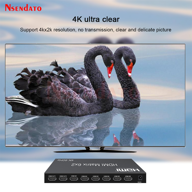 6x2 HDMI Matrix Switch 4K 60Hz - Hdmi Matrix Switch ulasan dan harga