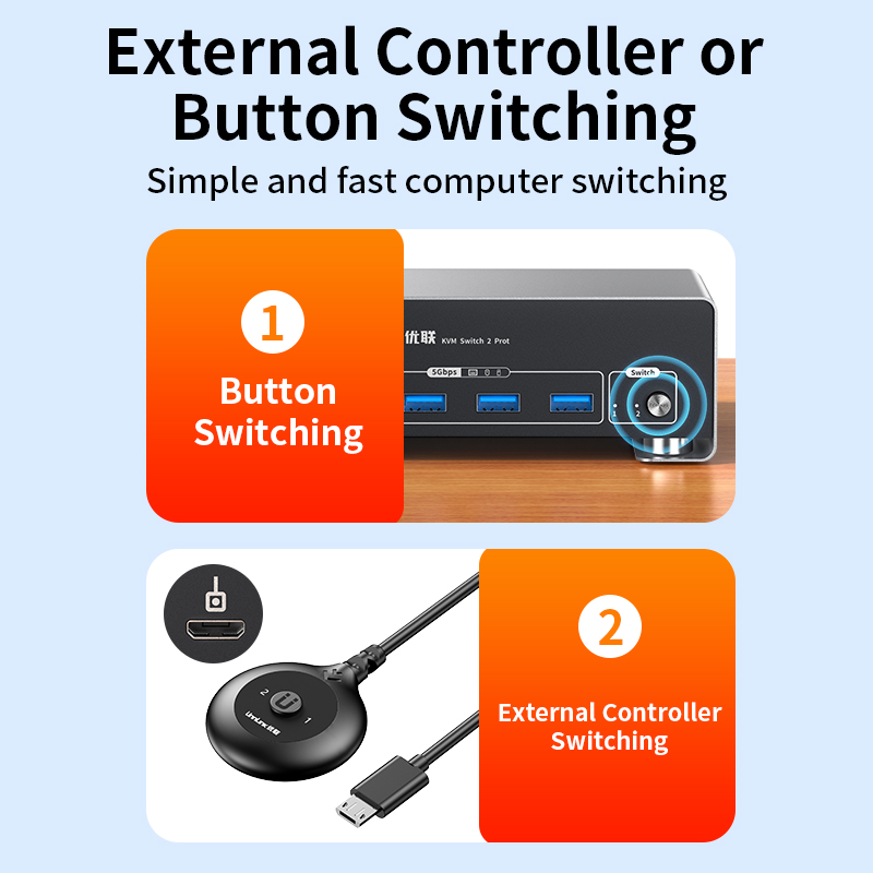 Unnlink 4K 120Hz HDMI + DP Dua - Hdmi Matrix Switch ulasan dan harga
