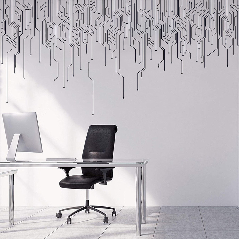 Computer IT Decor,Circuit Boar - Office Technologies ulasan dan harga
