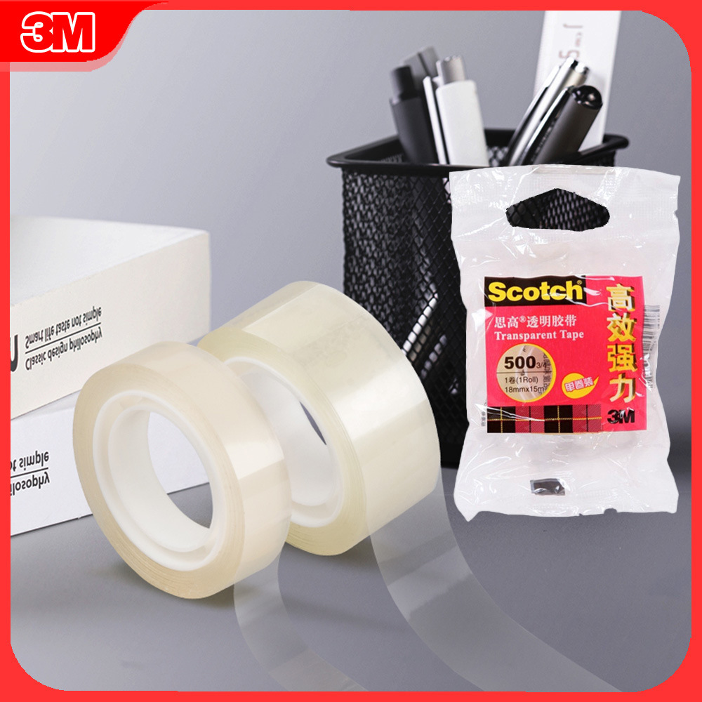 3M Scotch 500 Transparent Tape - Office Technologies ulasan dan harga