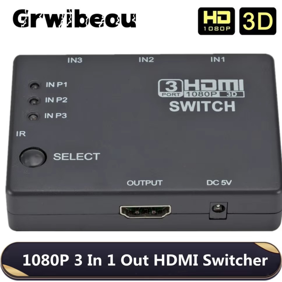 3x1 HDMI Switcher KVM Switches - Hdmi Matrix Switch ulasan dan harga