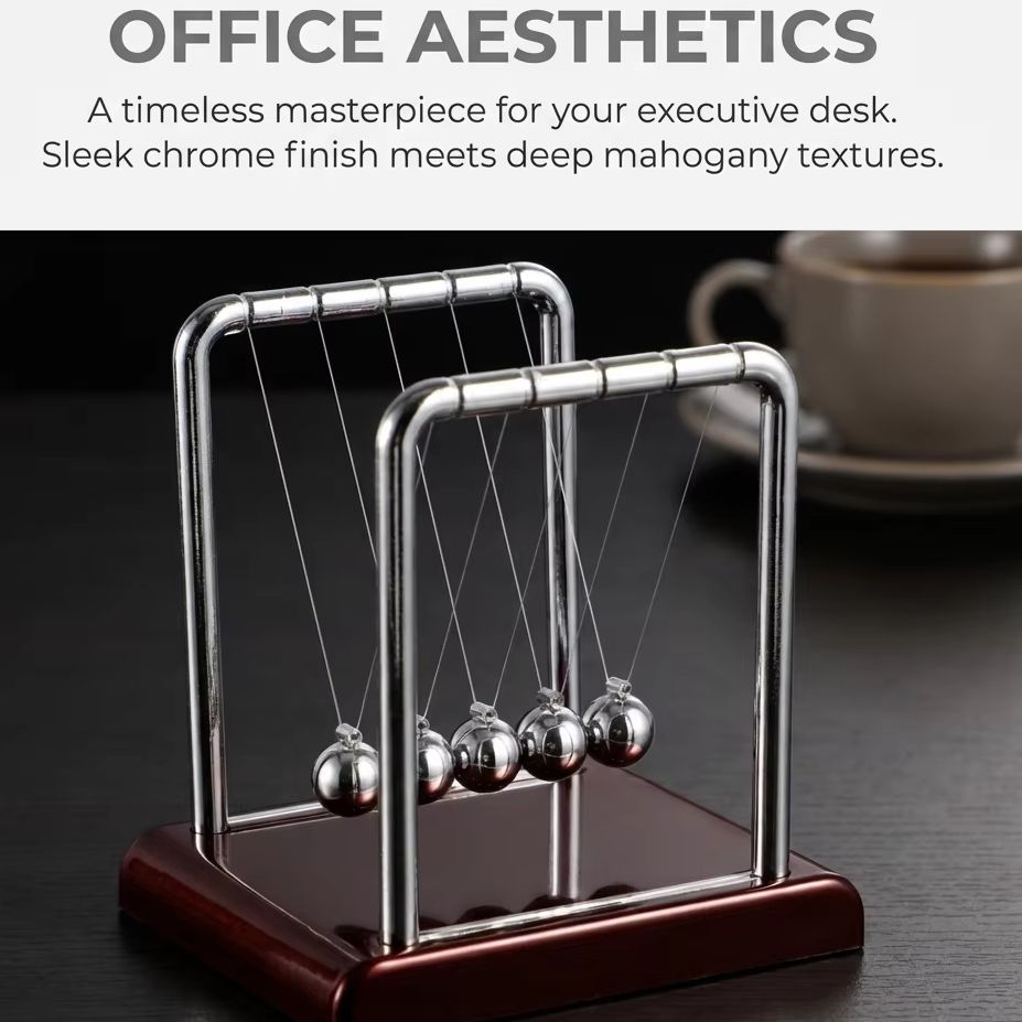 Newton Cradle Balance Pendulum - Office Technologies ulasan dan harga