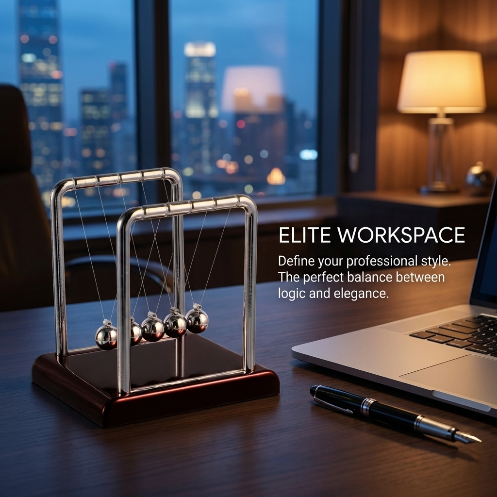 Newton Cradle Balance Pendulum - Office Technologies ulasan dan harga